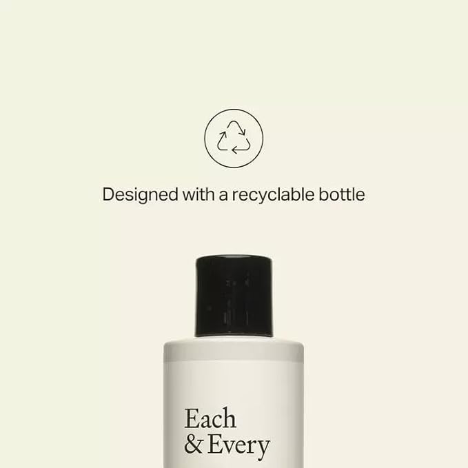 Each & Every Sensitive Skin Body Wash for Women & Men - Coconut & Lime - Moisturizing All Natural Body Wash & Shower Gel in Recyclable Packaging - Paraben, Sulfate & Cruelty-Free (10 Fl Oz)