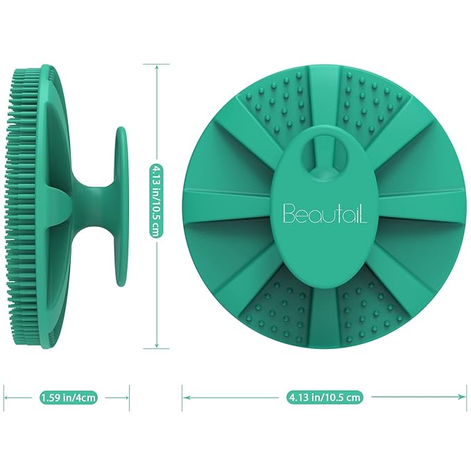 Silicone body scrubber shower bath