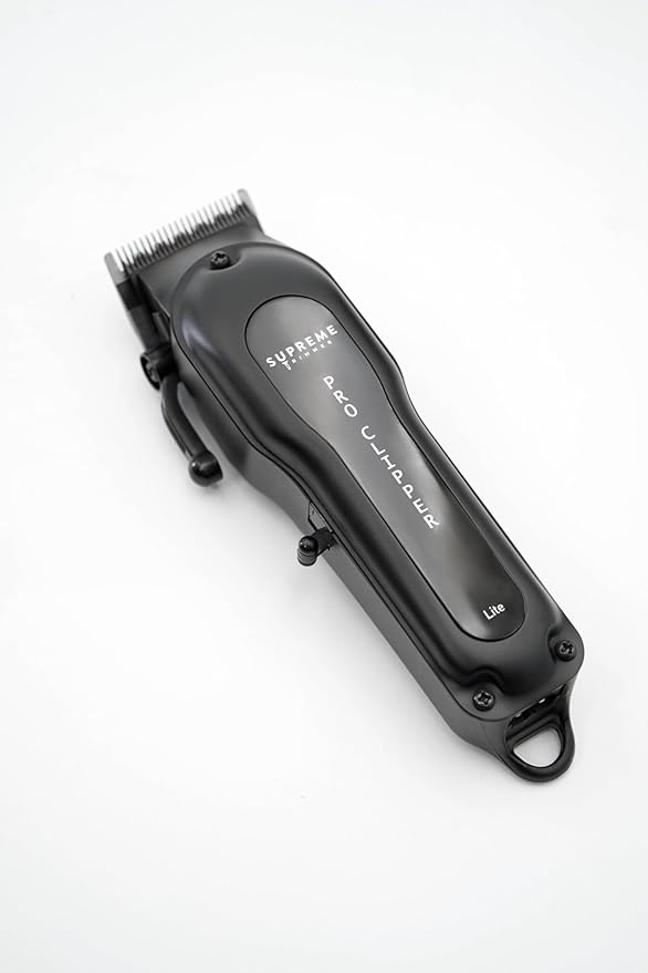 Supreme Trimmer Pro Clipper Lite | 210 Min Run Time Professional Hair Cutting Tool Set + Hair Comb, Scissors & Fade Blade | STC5000