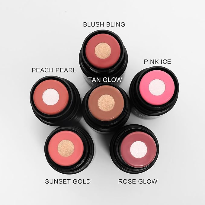 MAEPEOR Matte Blush 6 Color Smooth Creamy Shiny (Color 05)