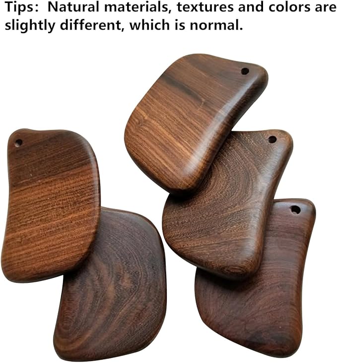 Wooden Gua Sha Massager Tool,Wooden Gua Sha Scraping Massage Tool,Sandalwood Gua Sha Board Acupuncture Point Massager,1 Pieces.
