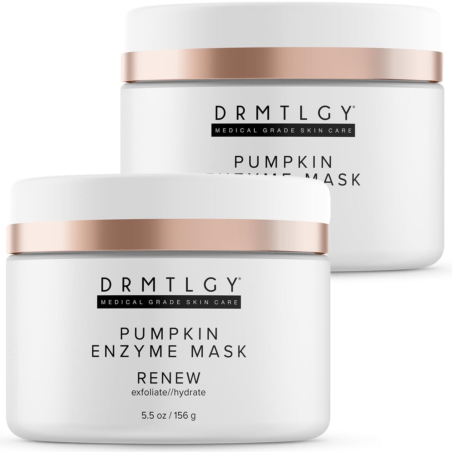 Pumpkin Enzyme Face Mask with Jojoba Beads. Gentle Exfoliating Pumpkin Facial Mask for Dullness, Uneven Skin Tone, Fine Lines and Wrinkles. 5.5 Oz