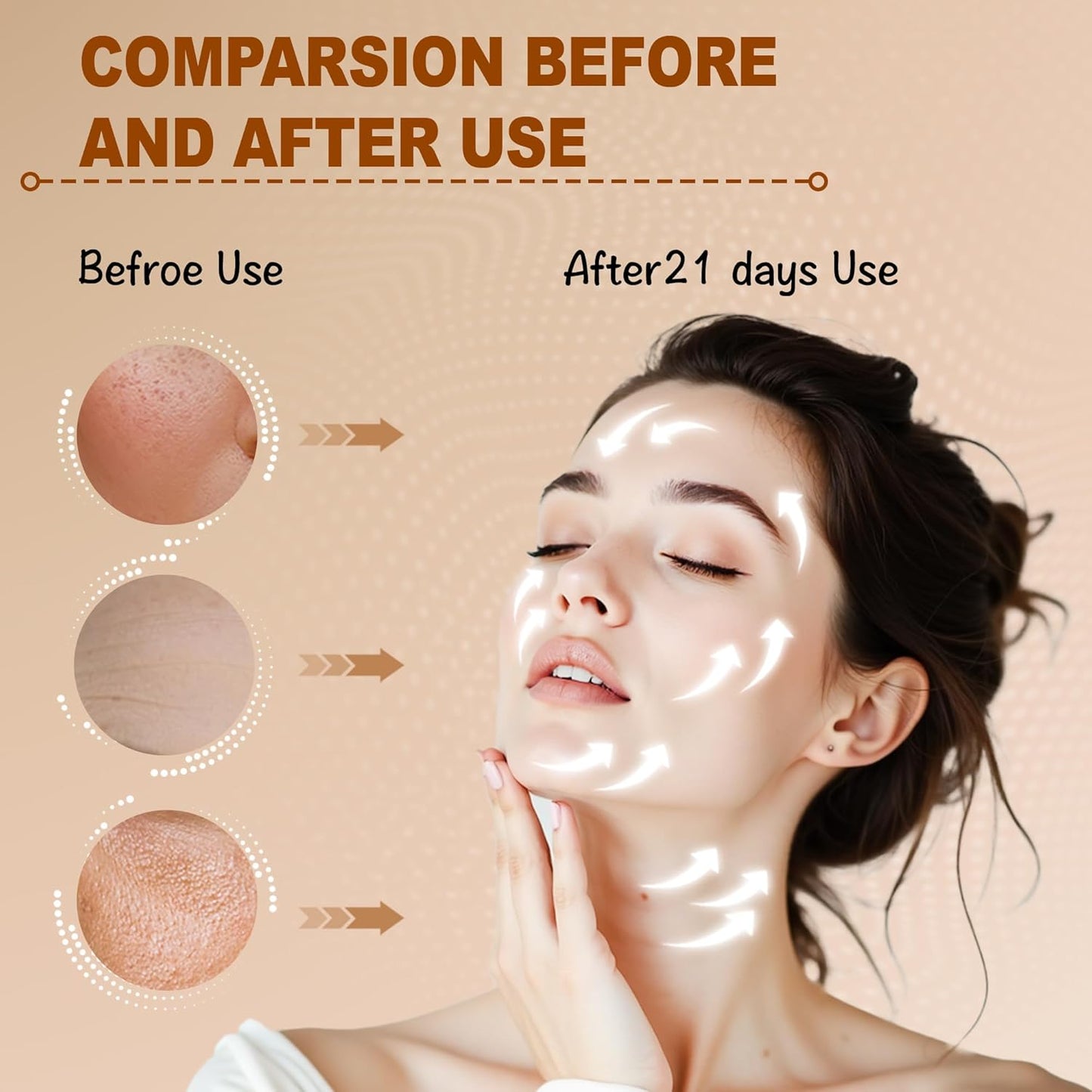 Red Light Therapy for Face and Neck, Rechargeable Infrared Mask, 850nm Near-Infrared, 4 Modes, Anti-Aging Face and Neck Treatment.