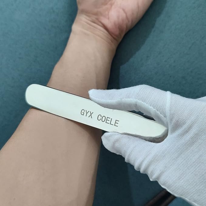 8pcs Stainless Steel Gua Sha Muscle Scraper Tool - IASTM Tool Set Great Soft Tissue Mobilization Tool- for Back, Neck, Arm, Leg, Shoulder and Whole Body Acupoints(Carry Bag)