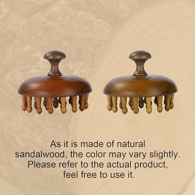 Wooden Scalp Massager for Hair Growth|Full Body Massage Tool|Scalp Brush|Gua Sha|Portable Massage Tool