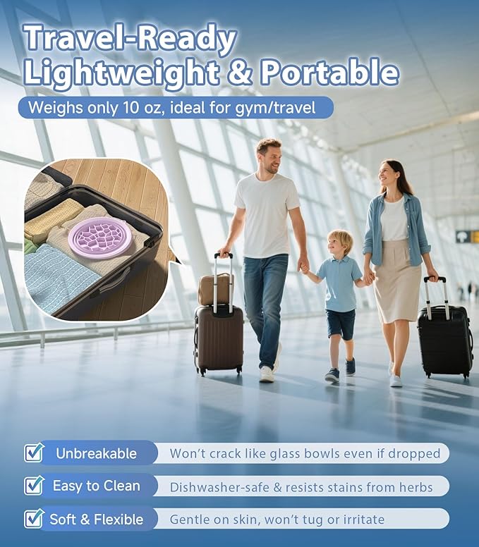 Face Bowl for Ice with Built-in Ice Tray – Collapsible Silicone Facial Ice Bath Bowl for Cold Plunge Therapy, Skin Tightening & Acne Relief – Portable Spa Tool for Home & Travel(Purple)