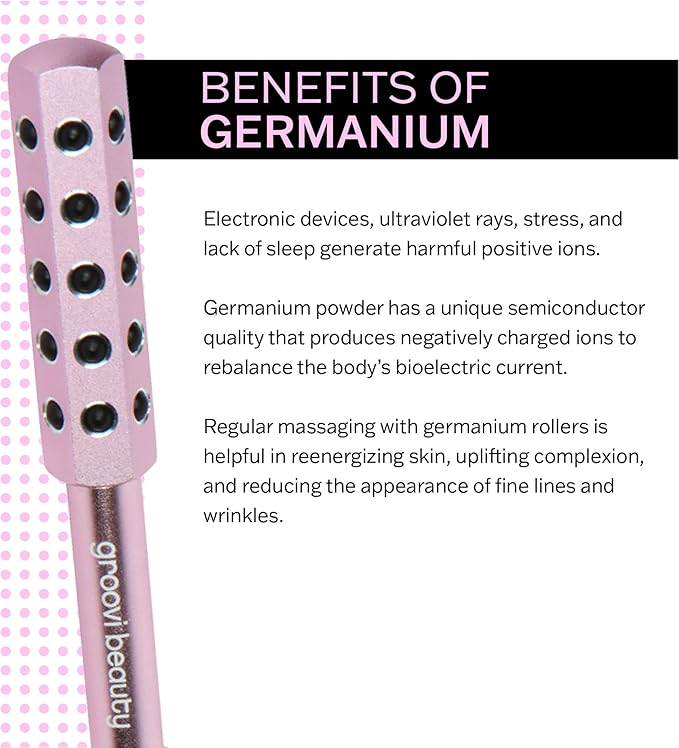 Face Roller Massaging Stones Uplift Skin, Promote Lymphatic draining, Reduces fine Lines & Wrinkles, de-Puffs The Skin & Reduces Facial Muscle Tension | No Batteries
