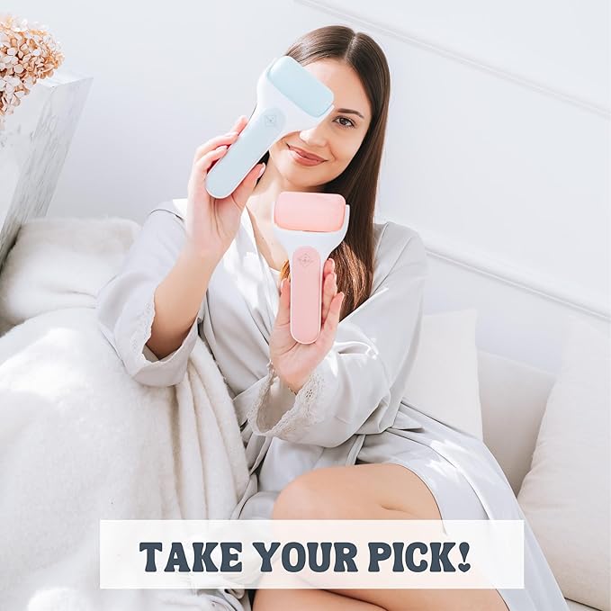 Ice Roller for Face Premium Facial Ice Roller with Carry Case and 2X Rollers for Long Lasting Cold - Eye Roller for Puffy Eyes & Cold Massage for Migraines