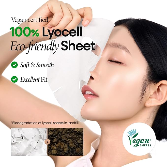 Nature Republic Cica Daily Face Mask (30 vegan sheets) Propolis Extract & Centella Asiatica Bulk Facial spa Mask for Moisturizing & Hydrating Glow, korean beauty skin care for all skin types