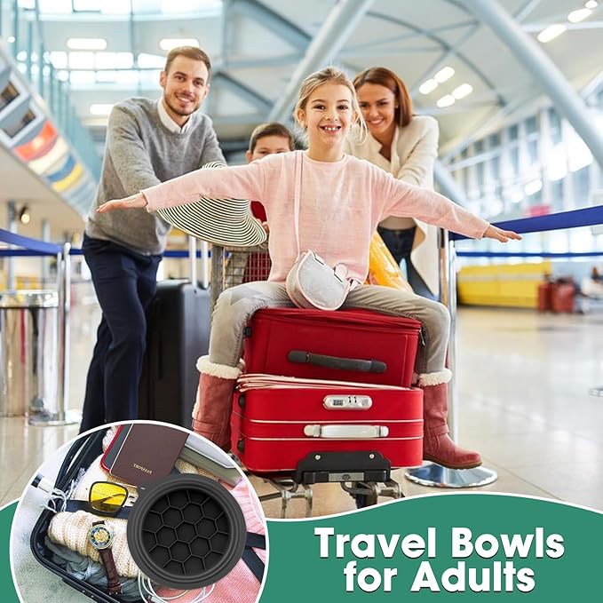 Face Bowl for Ice Silicone Facial Bowls with Built - in Tray Foldable Washbasin for Face Tub Plunge & Cold Plunge Quick Skin Cooling in Ice Baths -Bath Spa Tool for Home Camping Travel & Black