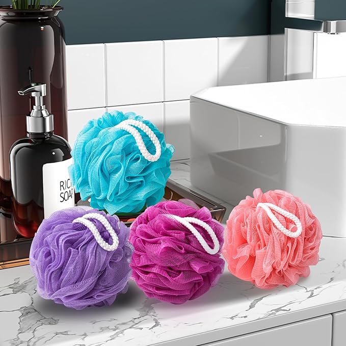 Loofah sponge 75g 4 pack,