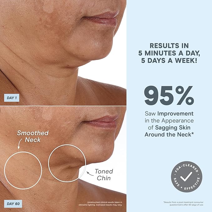 NuFACE MINI+ Microcurrent Facial Device Kit - FDA Cleared Face Sculpting & Skin Tightening Device to Contour, Lift & Tone + Microcurrent Gel Activator & Silk Creme - Sandy Rose