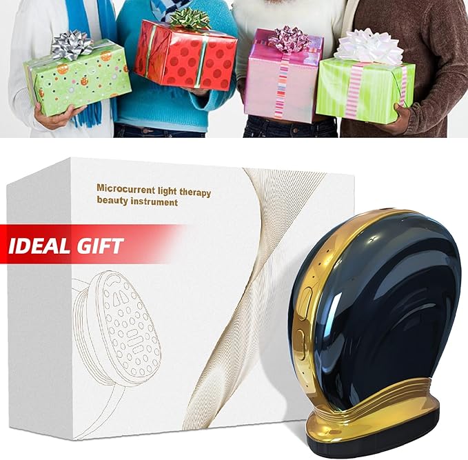 Microcurrent Multifunctional Facial Device, FSA HSA Eligible Smart Photon Micro-Current Device Electric Face Lift Light Therapy Skin Care Beauty Machine