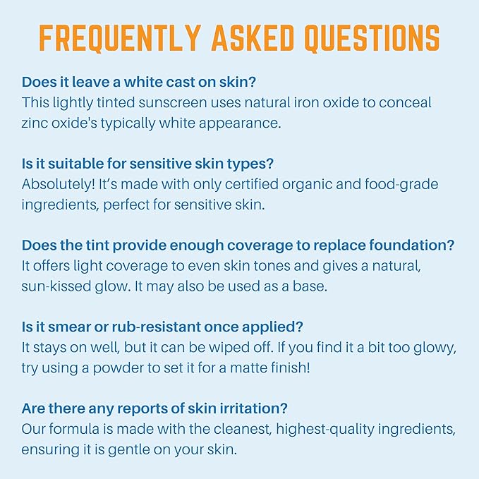 Waxhead Tinted Mineral Sunscreen for Face – Sheer Glow BB Cream Moisturizer with SPF 31, Non-Nano Zinc Oxide, Unscented, Non‑Comedogenic Mineral Facial Sunscreen, Primer under Makeup (Light Tint 4oz)