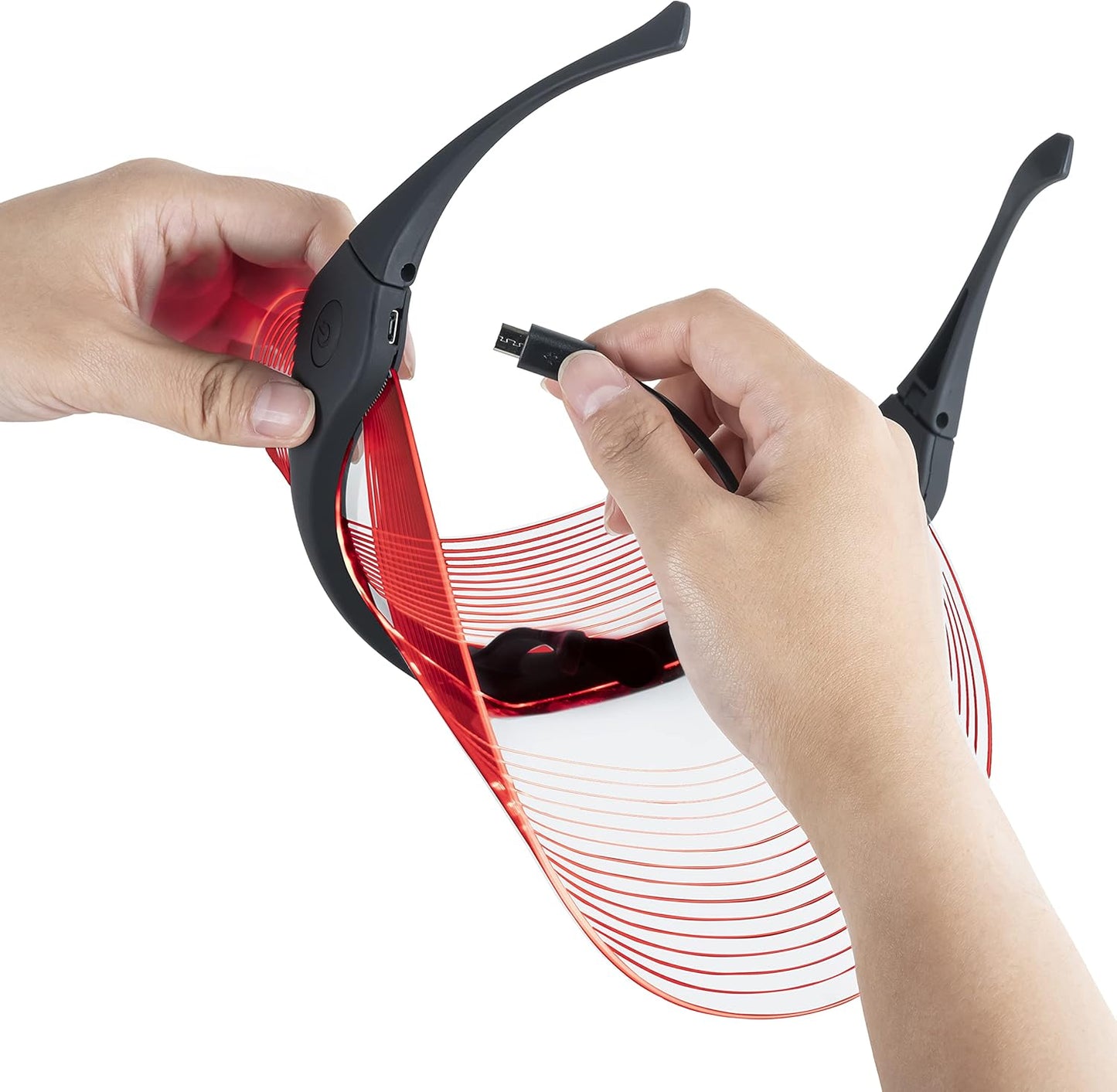 GLO24K 7 Color L E D Face Beauty Mask.