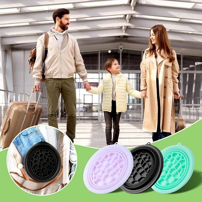 Foldable Ice Bowl with Built-In Ice Tray – Silicone Facial Ice Bath for Shrinking Pores, Boosting Circulation, Cold Plunge Skincare Gift for Men & Women (Black)