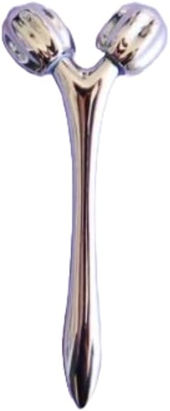 MiniSculpt Stainless Steel Mini Facial Massager - Metal Face Roller for Sculpting, Neck & Eye Massage, Depuffing, Skincare Gift