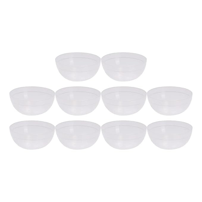 30pcs Pvc Facial Mask Mixing Bowls Semi-transparent Prep and Stirring Bowls for Beauty Masks Convenient and Easy to Clean Beauty Tool