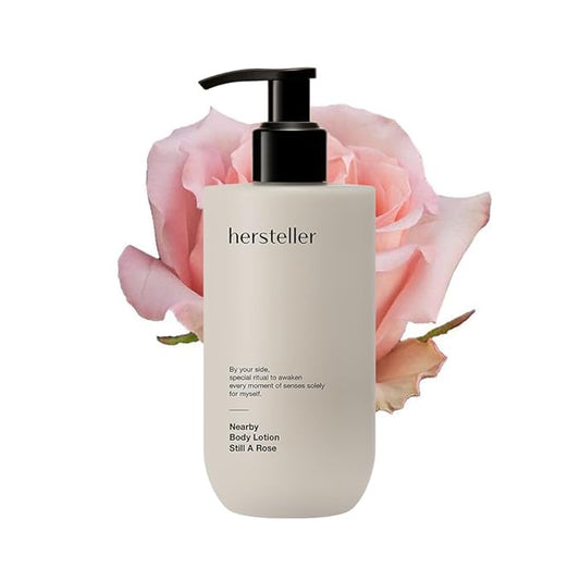 Hersteller Nearby Still A Rose Vegan Body Lotion 10.1 fl oz - Zero-Irritation Eco-Ceramide Formula with 100% Recyclable Packaging, Non-Sticky Moisturizing