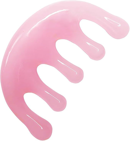 GSHOW Head Massage Comb Scalp Massager Resin Gua Sha Meridian Massage Tool for Head and Neck
