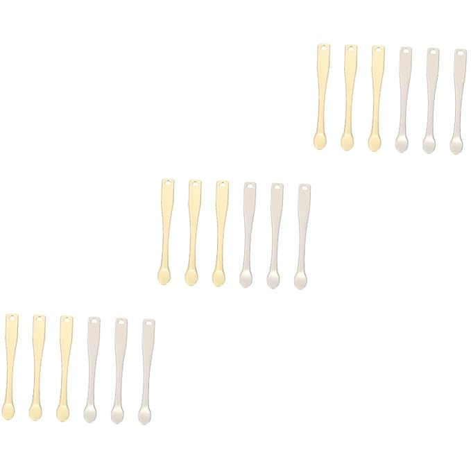 18pcs Face Cream Applicator Handy Cosmetic Spoons for Mask Application Smooth Texture Travel-friendly for Creams Lotions Skin