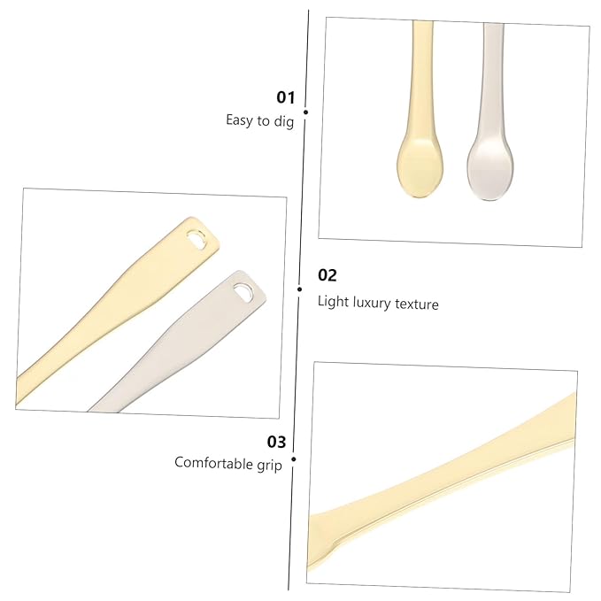 18pcs Face Cream Applicator Handy Cosmetic Spoons for Mask Application Smooth Texture Travel-friendly for Creams Lotions Skin