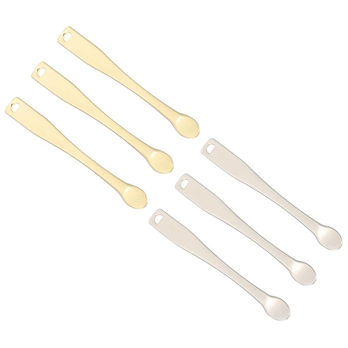 12pcs Face Cream Applicator Cosmetic Spoons for Skincare for Masks Creams Lotions Easy to Clean for Home Use and Beauty Routines