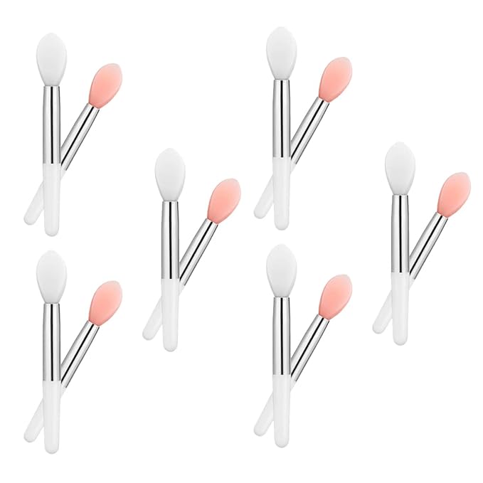 24pcs Silicone Lip Brush Lip Mask Applicator Makeup Brushes for Artists Beginners