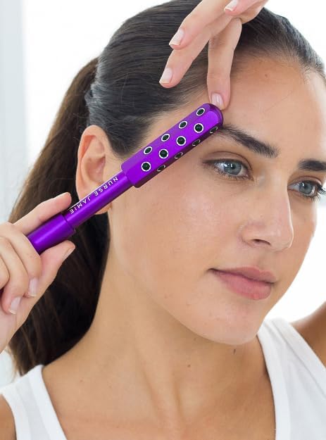 Nurse Jamie Uplift Facial Massaging Beauty Roller – Gift- Facial Massager with 24 Stones for Sculpting, Firming & Reducing Puffiness