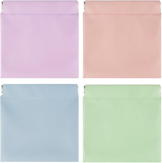 4 pcs cosmetic bag snap