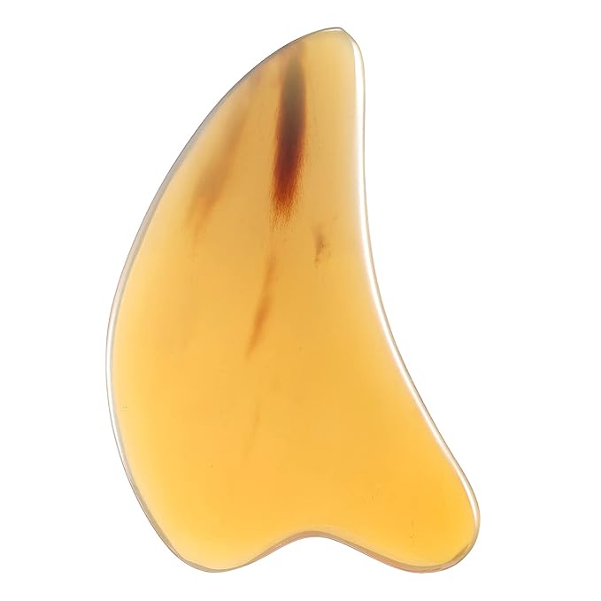 SUPVOX Gua Sha Scraping Massage Tool Natural Buffalo Horn Gua sha Board Therapy Massage Stones Anti Aging Anti Wrinkle