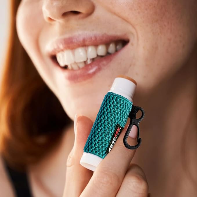 3PCS Lip Balm Holder Sleeves Keychain