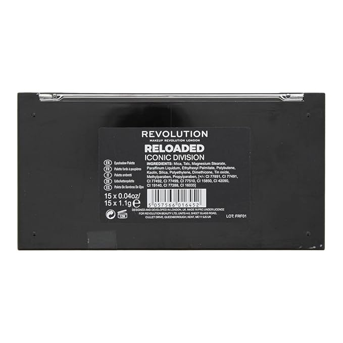 Makeup Revolution Reloaded Palette, Makeup Eyeshadow Palette, Includes 5g