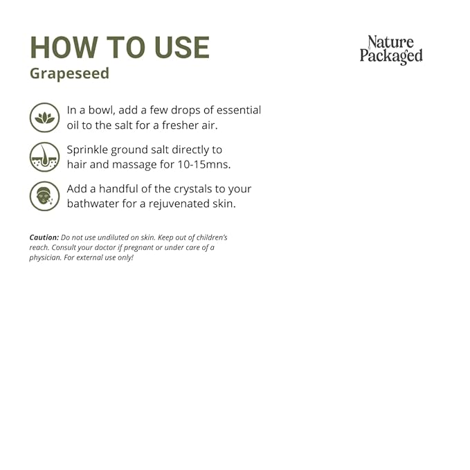 Grapeseed Oil - Pure Grapeseed oil for Skin - 100% Pure Carrier Oil for Hair, Face, and Skin - Direct from EIR Oils in the Beautiful Spanish Countryside (1 Gallon)