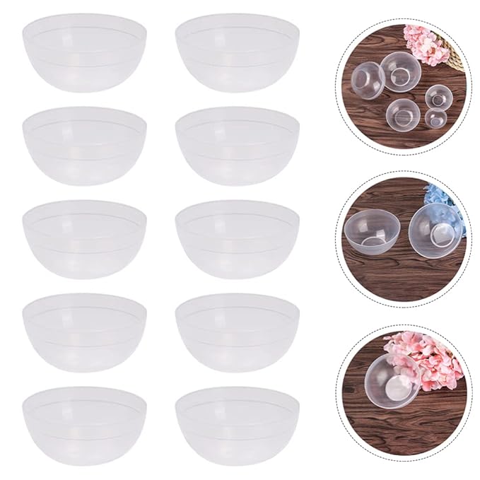 30pcs Pvc Facial Mask Mixing Bowls Semi-transparent Prep and Stirring Bowls for Beauty Masks Convenient and Easy to Clean Beauty Tool