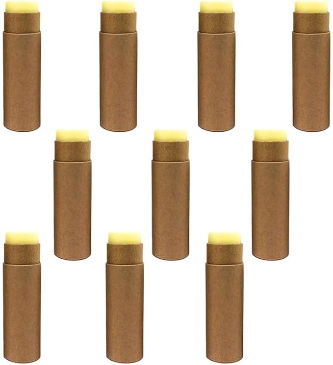 10 Pcs 1oz Cardboard Lip Balm Lotion