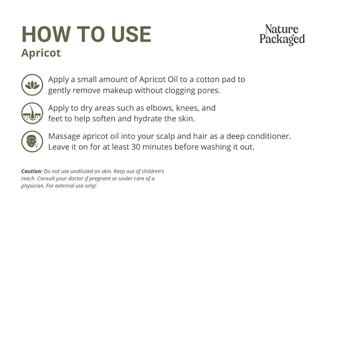 Apricot Kernel Oil - Direct from Spain and Turkey - 100% Pure Carrier Oil for Hair, Face, and Skin - Cold-Pressed Carrier Oils (1 Gallon)