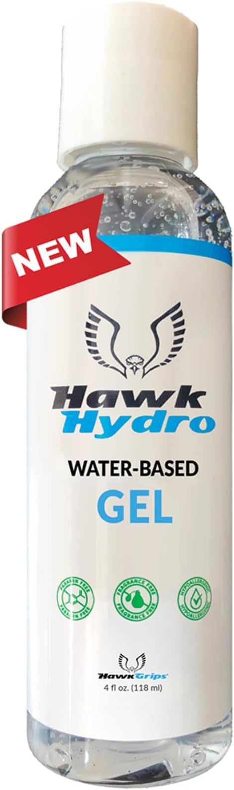 HawkHydro 4oz Water-Based Massage Emollient Gel, Professional Muscle Scraping Gel, Skin Emollient, Deep Tissue, Pack of 1