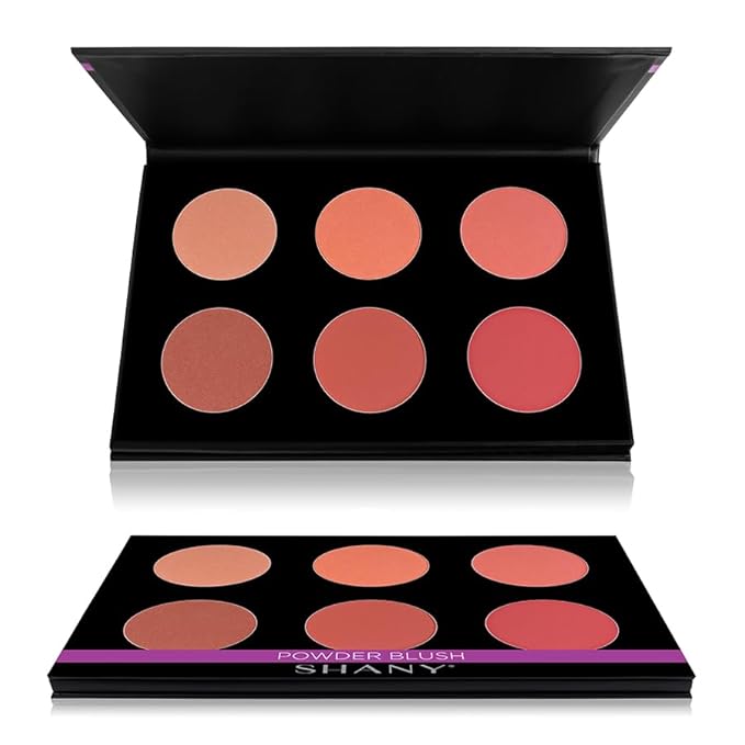 SHANY Shimmer & Matte Warm-Toned Blush Palette -
