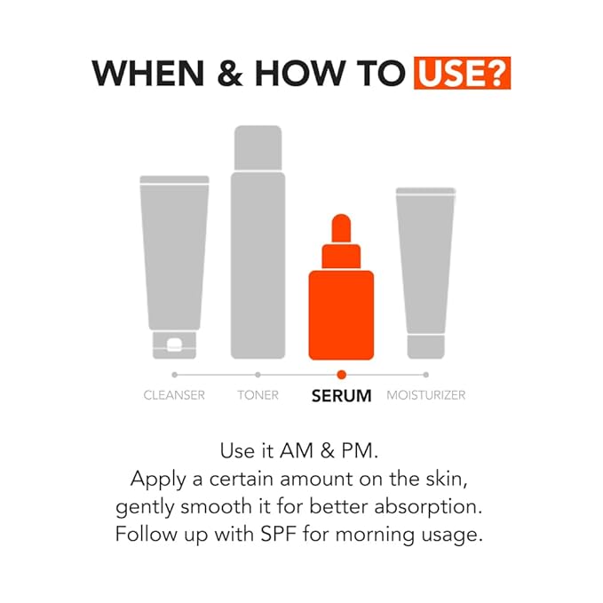 [SKIN&LAB] Vitamin C Serum for Face with Hyaluronic Acid and Niacinamide | Even Skin Tone Serum (1.01 fl oz)