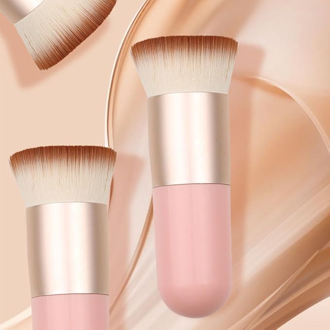 Makeup Foundation Brush with Powder Puff and Sponges, 15pcs Makeup Tool Set, Easily Blends Makeup Set for Liquid, Cream, and Powder, Reusable & Washable (Large, 15, Count)