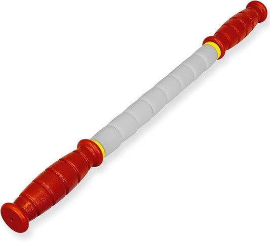 Massage Stick 18" Flexible Handheld Spindle Massage Roller (Will Contour to Any Muscle) - Full Body Muscle Recovery & Myofascial Release (Medium - 18" Massage Stick)