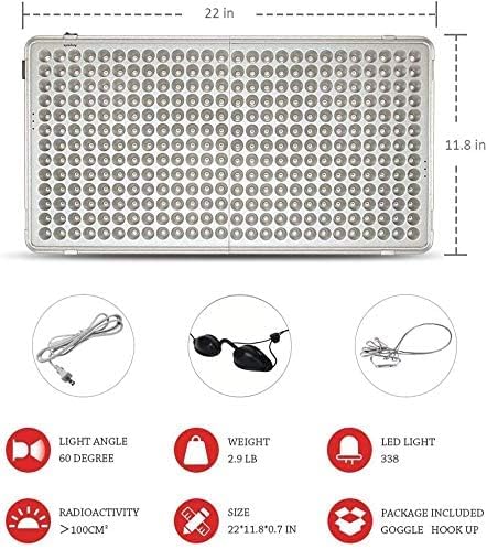 Red Light Devices for Face Full Body Red Light Lamp High Power Infrared Light Panel for Skin Health 660nm