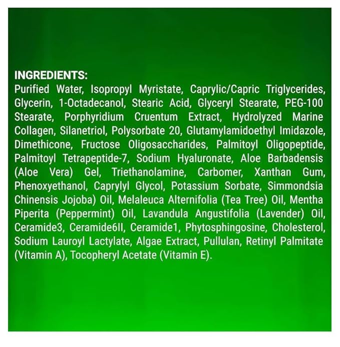 Majestic Pure Tea Tree Oil Moisturizing Cream - Body, Foot & Face Moisturizer - With Ceramides, Vitamins A E & Vegan Collagen - For Dry Skin, Oily Skin, & Appearance Of Wrinkles - 16 oz