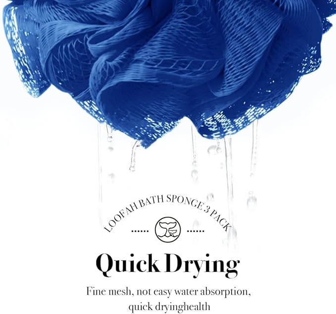 Loofah sponge bath sponge for