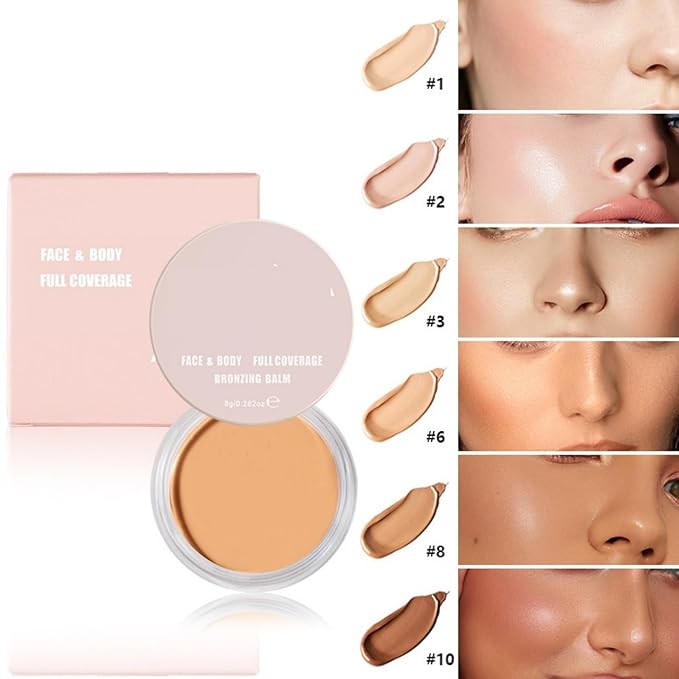 MAEPEOR Face Conceal Contour 15 Colors Cream Lightweight Warm Tan)