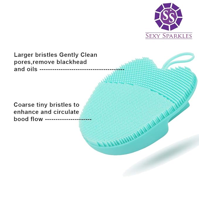 1 Silicone Face Cleanser Plus 5 PCS Silicone Face Mask Brush, Mask Beauty Tool Soft Silicone Facial Mud Mask Applicator Brush tool, Applicator for Mud