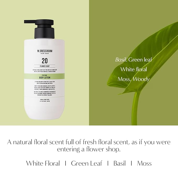 W.Dressroom Moisturizing Body Lotion No.20 Flower Shop