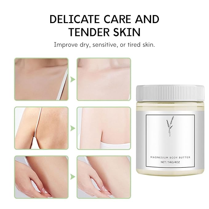 2PCS Mama-Bear Neuropathy Cream, Neuropathy Mama Oasis Lotion, Magnesium Body Butter, Magnesium Cream for Neuropathy, Oasis neuropathy cream Moisturizes Skin, Suitable for All Skin Types