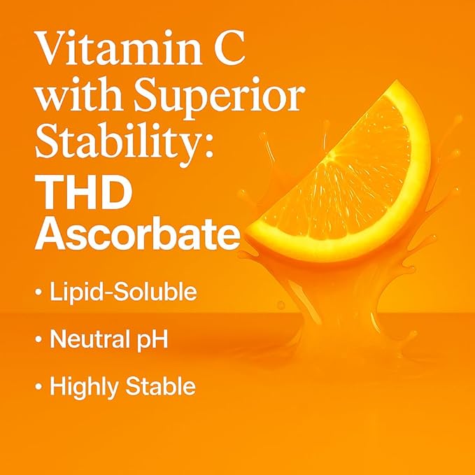 Vitamin C Brilliant Glow Face Serum – Korean Anti Aging Skincare with THD Ascorbate, Matrixyl 3000, Ferulic Acid & Ginseng – Visibly Reduces Dark Spots, Uneven Tone, Fine Lines & Wrinkles